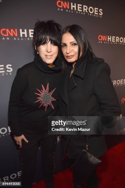 Diane Warren and Kathrine Narducci attend CNN Heroes 2017 at the American Museum of Natural History on December 17, 2017 in New York City. 27437_015