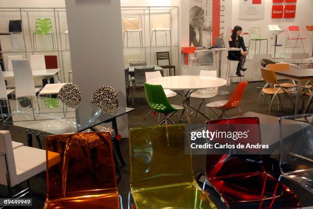 Hobbies and Leisure Fair. IFEMA. Madrid. Kitchen tables.