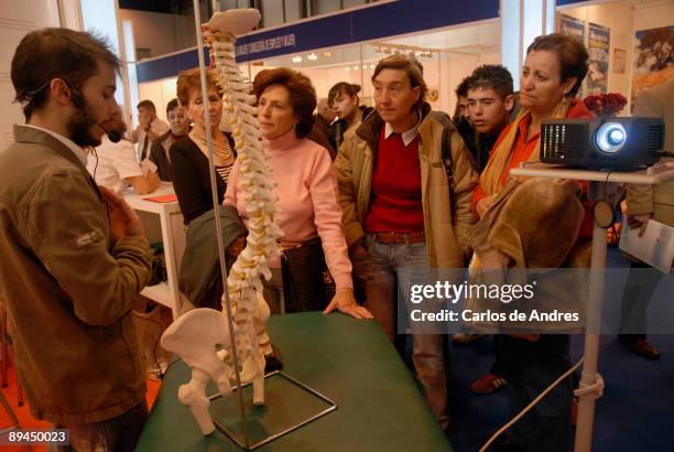 Medicine and health. Expo Health. IFEMA. Madrid. 2008. Analysis of the vertebral column.