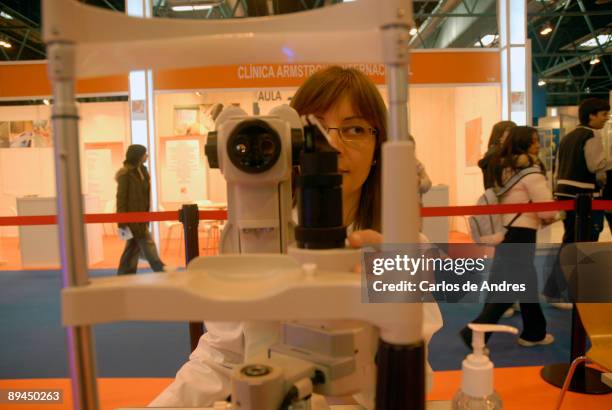 Medicine and health. Expo Health. IFEMA. Madrid. 2008. Analyst of ophthalmology.