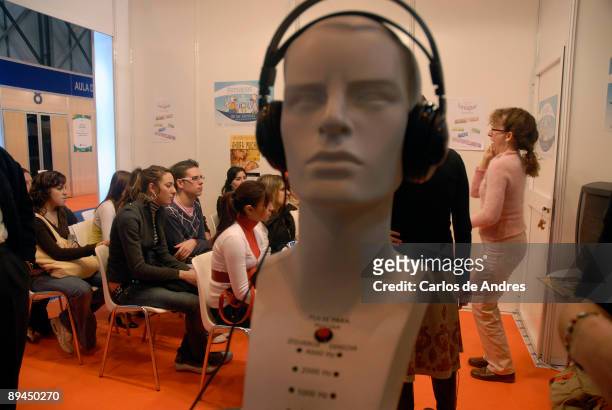 Medicine and health. Expo Health. IFEMA. Madrid. 2008. Classroom of problems of hearing.