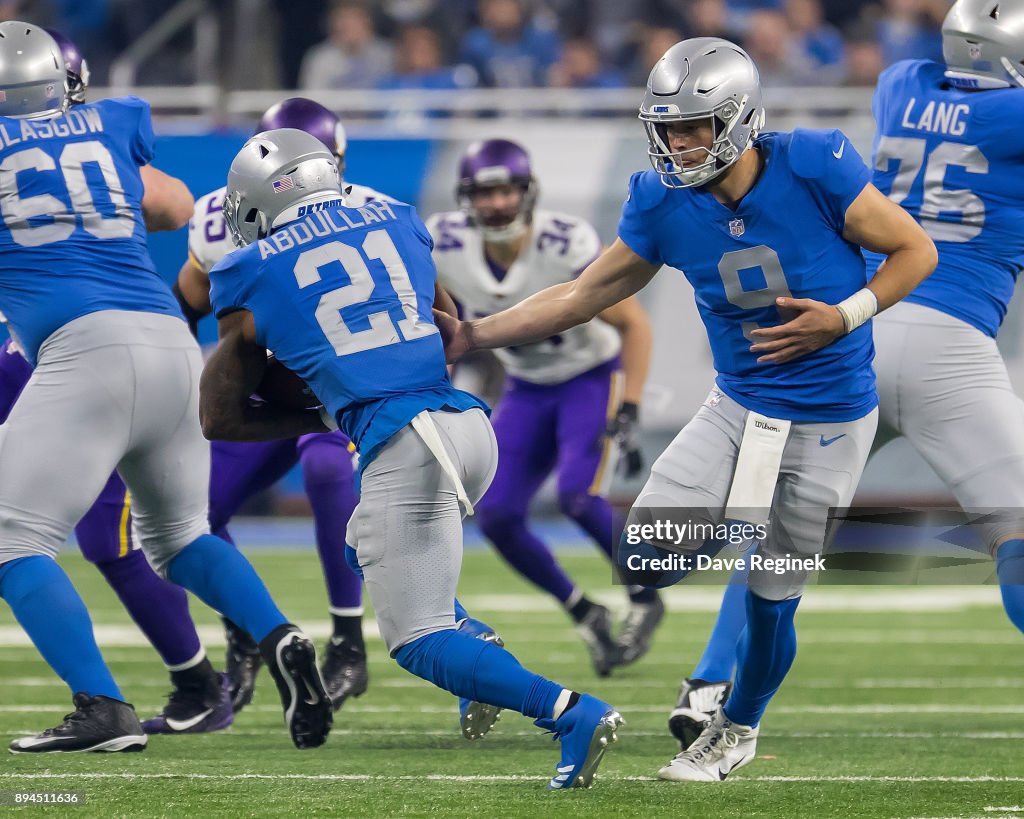 Minnesota Vikings v Detroit Lions