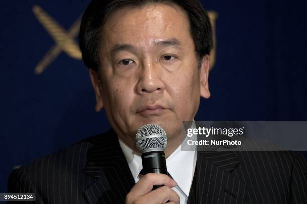 Yukio Edano, Leader of The Constitutional Democratic Party , speaks about his nascent party's activities and what kind of role it will play in the...