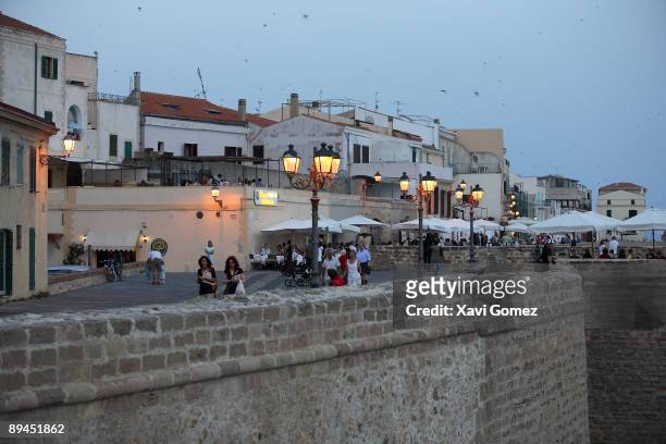 Alghero. Sardinia. Bastione Pigafetta. Located on the northwest coast of Sardinia, Alghero has become a major holiday destination in recent years and...