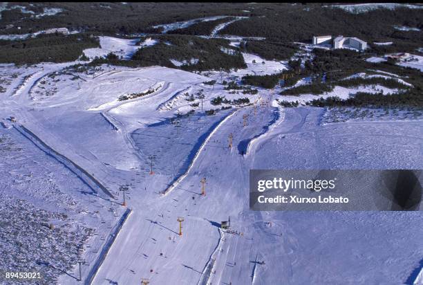 Orense. Galicia Cabeza de Manzaneda. Winter resort.