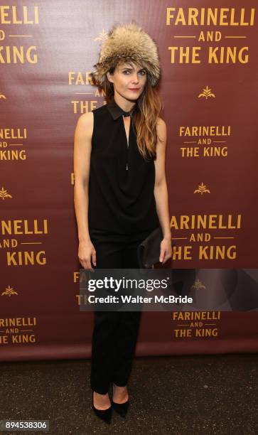 Keri Russell attends the Broadway Opening Night performance of 'Farinelli and the King' at The Belasco Theatre on November 17, 2017 in New York City.