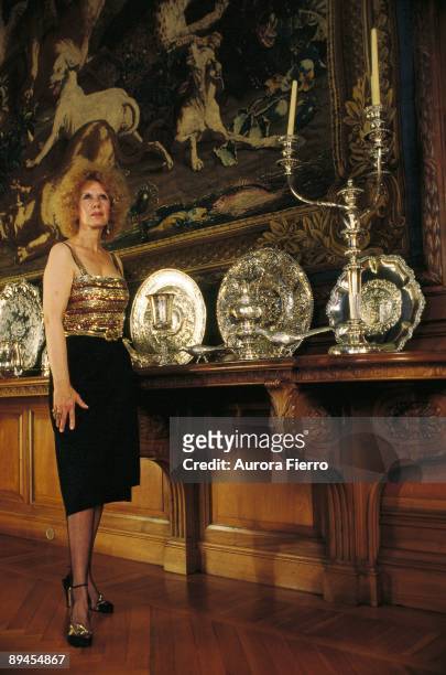 Cayetana Fitz James, duchess of Alba, in the Liria Palace