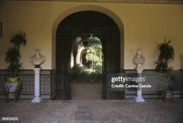 Courtyards of the Duenas Palace, Seville