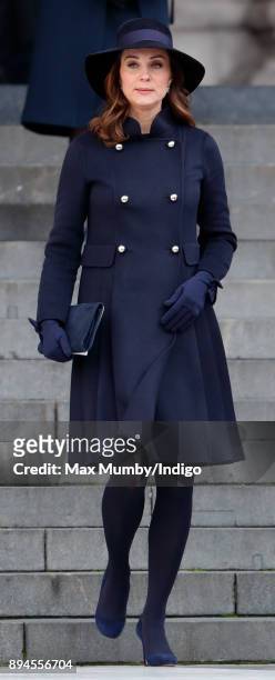 Catherine, Duchess of Cambridge attends the Grenfell Tower national memorial service at St Paul's Cathedral on December 14, 2017 in London, England....