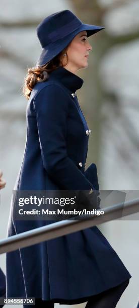 Catherine, Duchess of Cambridge attends the Grenfell Tower national memorial service at St Paul's Cathedral on December 14, 2017 in London, England....