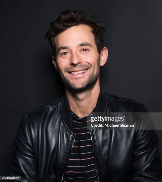Grant Shapiro poses for The Artists Project at Rock To Recovery 5th Anniversary Holiday Party at Avalon on December 17, 2017 in Hollywood, California.