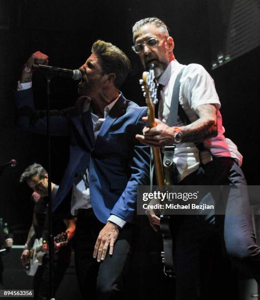 Nate Lawler and Clinton Calton preform at Rock To Recovery 5th Anniversary Holiday Party at Avalon on December 17, 2017 in Hollywood, California.