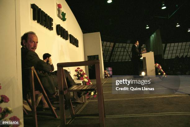 Meeting in the 1991 municipal and autonomic elections Pablo Castellanos during the meeting