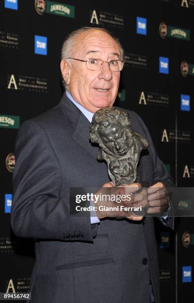 February 03, 2008. Palacio de Congresos, Madrid, Spain. Spanish Film Academy Goya awards ceremony. The actor Alfredo Landa, Honour Goya award