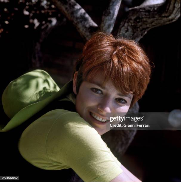 Portrait sitd of the actress Serena Vergano.