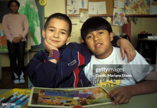 Madrid. Comunidad Autonoma de Madrid Children in classroom.