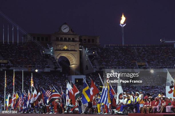 January 1, 1992. Barcelona Paralympic Games IX Ceremony of Closure
