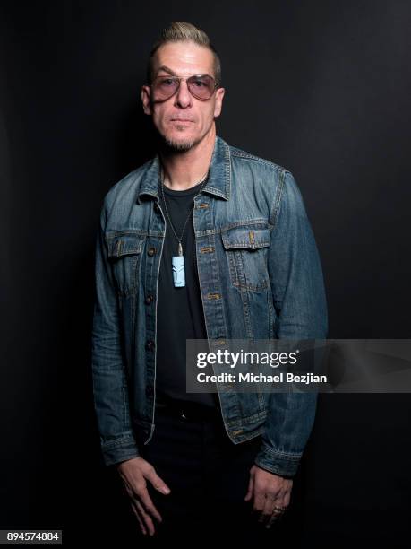 Greg Behrendt poses for The Artists Project at Rock To Recovery 5th Anniversary Holiday Party at Avalon on December 17, 2017 in Hollywood, California.