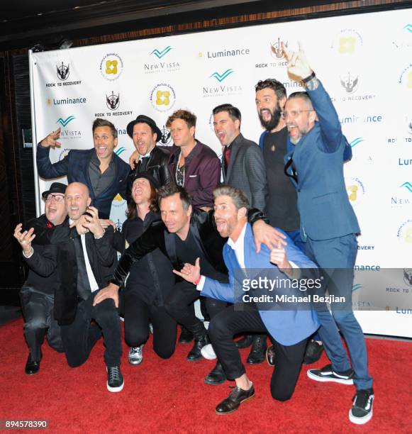 At Rock To Recovery 5th Anniversary Holiday Party at Avalon on December 17, 2017 in Hollywood, California.