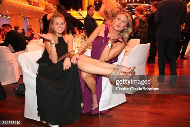 Magdalena Brzeska and her daughter Naomi Brzeska during the 'Sportler des Jahres 2017' Gala at Kurhaus Baden-Baden on December 17, 2017 in...