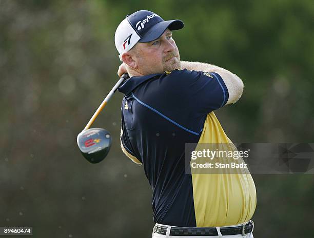 Kelly Grunewald hits from the sixth tee box during the first round of the Cox Classic Presented by Chevrolet held at Champions Run on July 31, 2008...