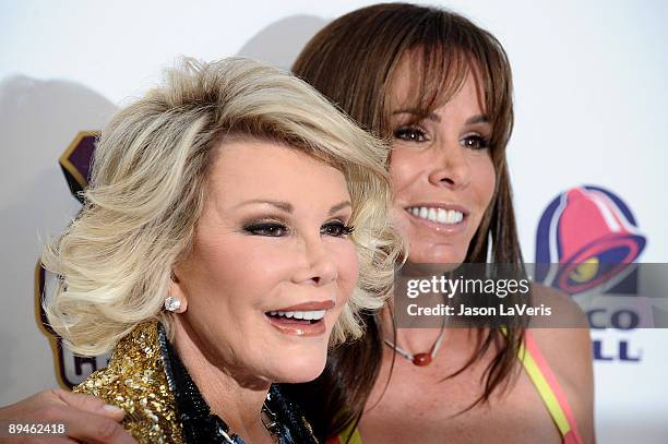 Joan Rivers and daughter Melissa Rivers attend Comedy Central's "Roast of Joan Rivers" at CBS Studios on July 26, 2009 in Studio City, California.
