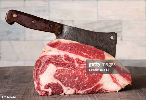 costola primaria carne - fat foto e immagini stock