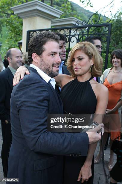 Brett Ratner and Eva Mendes