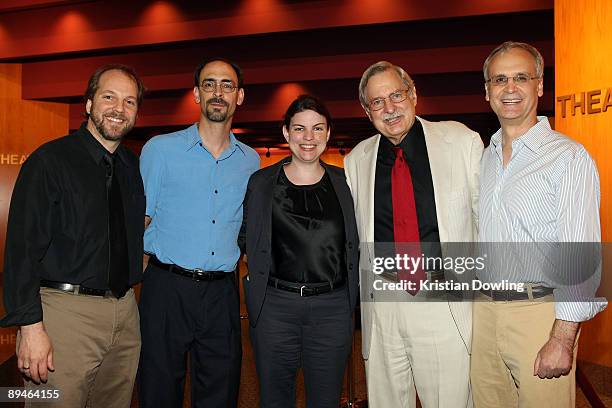 Film restorers John Polito, Dave Cetra, Barbara Whitehead, Bob Gitt and Ray Grabowski attend the premiere of the restored 1948 masterpiece "The Red...