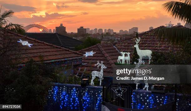 Residents of the Lower North Shore suburb of Mosman decorate their homes with lights and elaborate decorations in celebration of Christmas on...