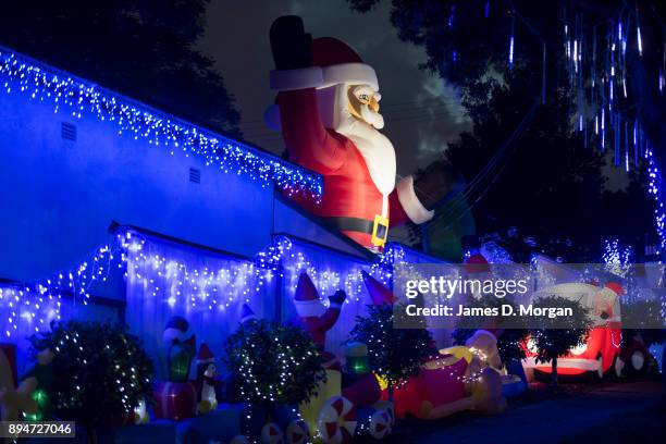 Residents of the Lower North Shore suburb of Mosman decorate their homes with lights and elaborate decorations in celebration of Christmas on...