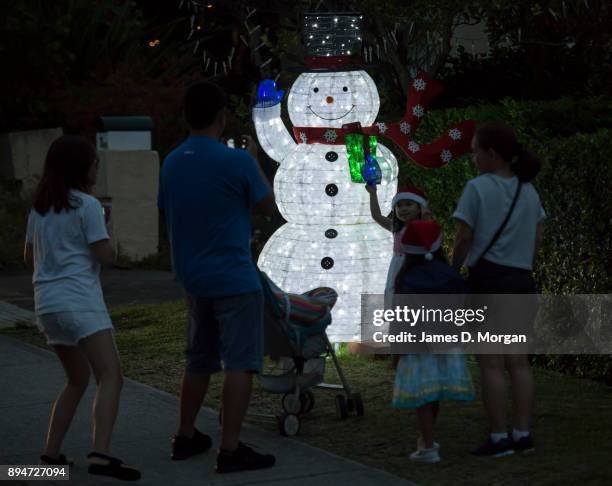 Residents of the Lower North Shore suburb of Mosman decorate their homes with lights and elaborate decorations in celebration of Christmas on...