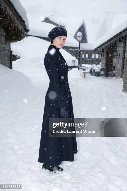 Actress Gemma Aterton attends 9th Les Arcs European Film Festival on December 18, 2017 in Les Arcs, France.