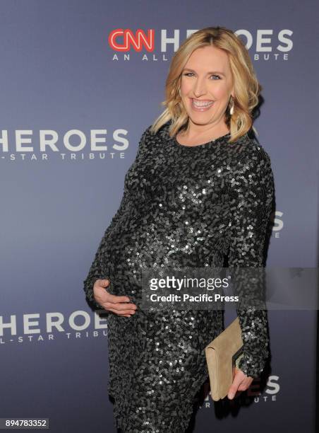 Poppy Harlow attends 11th annual CNN Heroes All-Star Tribute at American Museum of Natural History.