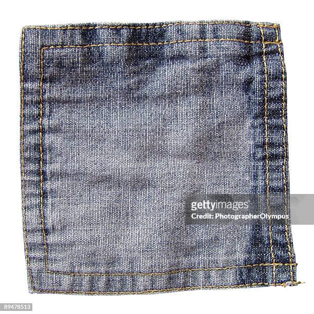 blue jeans-tasche - pocket square stock-fotos und bilder