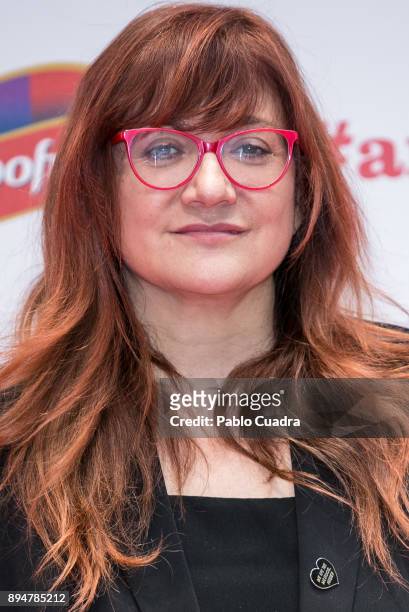 Spanish director Isabel Coixet presents the 'Campofrio' Christmas spot at 'La casa Encendida' on December 18, 2017 in Madrid, Spain.