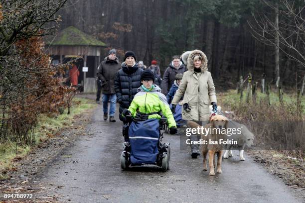 German actress Daniela Ziegler with Vita Teams during the Vita Christmas Party on December 17, 2017 in UNSPECIFIED, Germany.