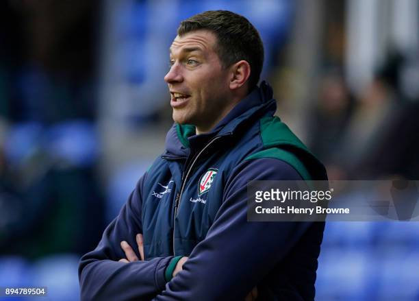 Nick Kennedy of London Irish during the European Rugby Challenge Cup match between London Irish and Stade Francais on December 16, 2017 in Reading,...
