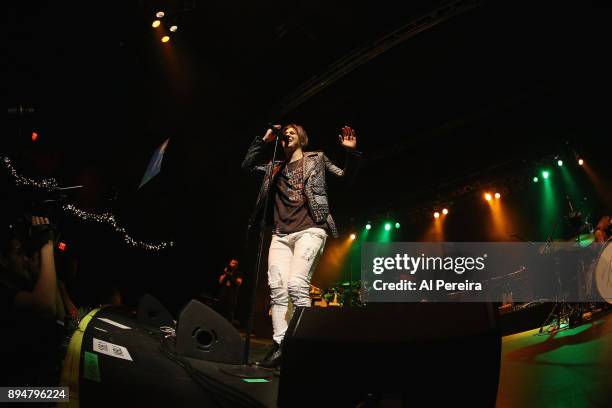 Nick Tangorra opens when Fergie performs at the 2017 WBLI FaLaLaLaLaLaFest at The Paramount Theater on December 17, 2017 in Huntington, New York.