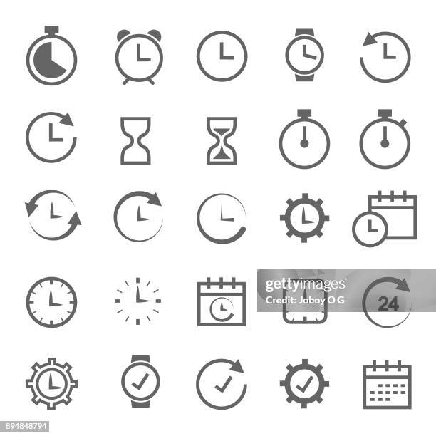 stockillustraties, clipart, cartoons en iconen met verwante tijdpictogram - tijdmeter