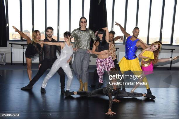 Designer Jorge Gonzalez presents his exclusive costumes for Ballet Revolucion Show on December 18, 2017 in Berlin, Germany.