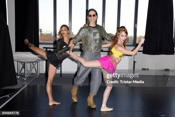 Designer Jorge Gonzalez presents his exclusive costumes for Ballet Revolucion Show on December 18, 2017 in Berlin, Germany.