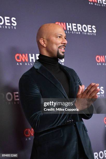 Common attends CNN Heroes 2017 at the American Museum of Natural History on December 17, 2017 in New York City. 27437_016