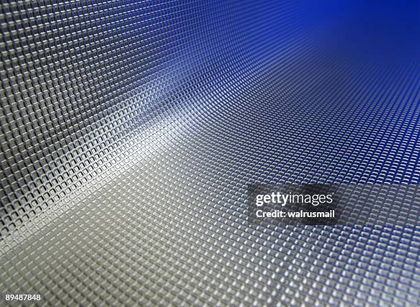 blue and silver metal texture fade background - metal material stock pictures, royalty-free photos & images