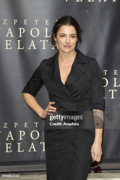 Actress Luisa Ranieri attends the photocall of the movie 'Napoli Velata' at Palazzo Massimo alle Terme in Rome, Italy on December 18, 2017.