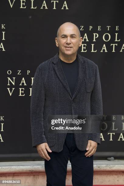 Director Ferzan Ozpetek attends the photocall of the movie 'Napoli Velata' at Palazzo Massimo alle Terme in Rome, Italy on December 18, 2017.