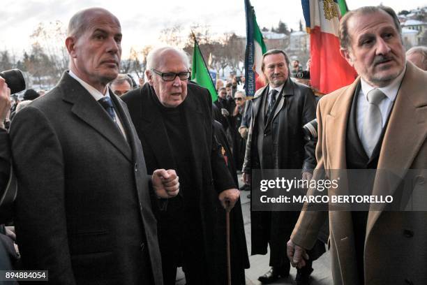 Victor Emmanuel of Savoy takes part in a private ceremony to pay tribute to Victor Emmanuel III and his wife Queen Elena of Montenegro on December...