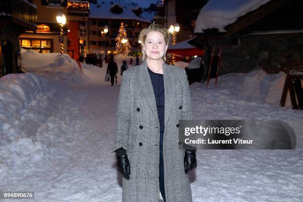 Actress Trine Dyrholm attends 9th Les Arcs European Film Festival on December 18, 2017 in Les Arcs, France.