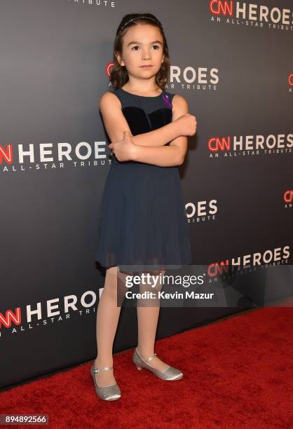 Brooklynn Prince attends CNN Heroes 2017 at the American Museum of Natural History on December 17, 2017 in New York City. 27437_015