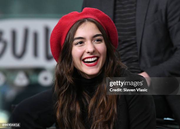 Screenwriter/director/actress Quinn Shephard visits Build Series to discuss "Blame" at Build Studio on December 18, 2017 in New York City.